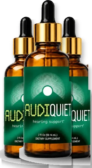 AudiQuiet 3-bottle hearing support kit